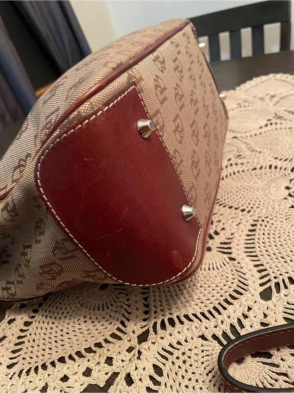 Dooney & Bourke Signature monogram satchel crossbody 🥳🥳❌❌ - Picture 6 of 12